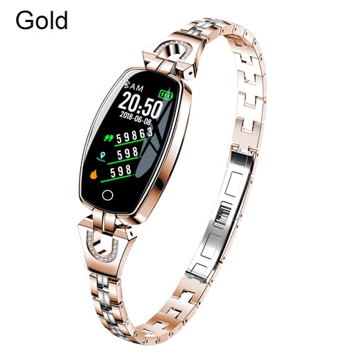 0.96" OLED Smart Watch with Heart Rate & Blood Pressure Monitor