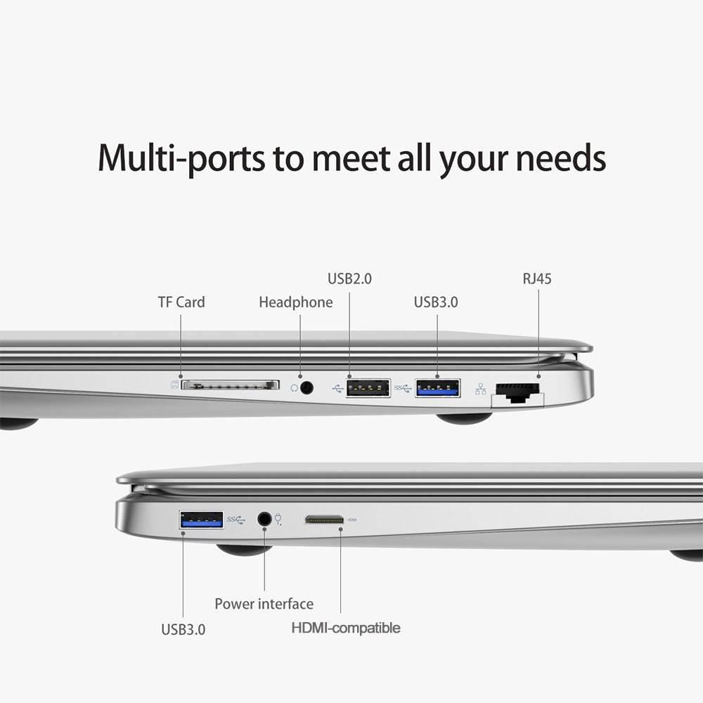 KUU KBook, 14.1" FHD (1.920x1.080), Intel Celeron N3450, 6GB RAM, 128GB/256GB SSD HD Graphics 500 Window10