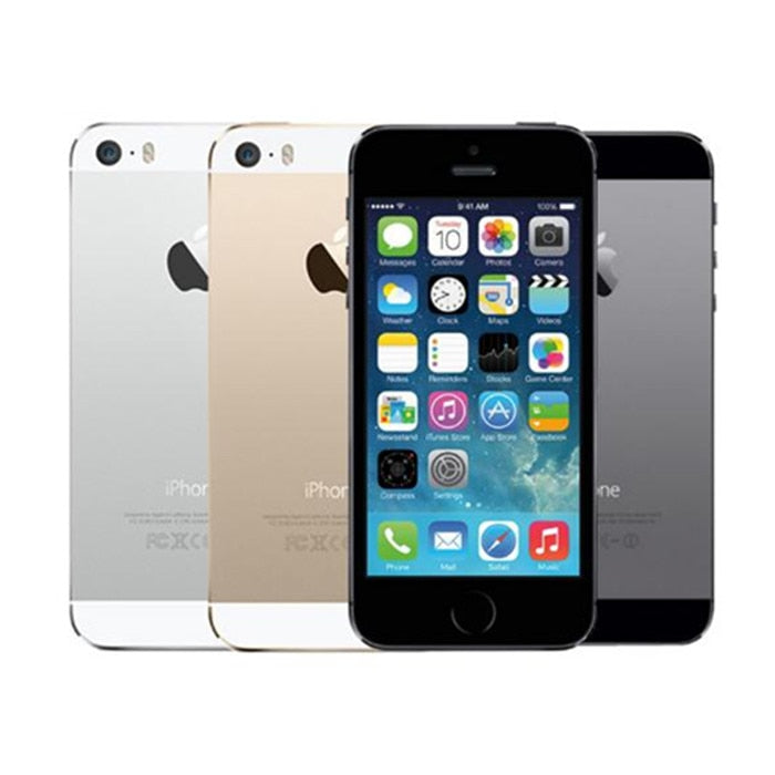 Factory Unlocked Original APPLE iPhone 5S 16GB/32GB/64GB ROM 8MP Touch ID iCloud App Store WIFI GPS 4.0 inch Fingerprint IOS