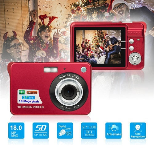 21 Mega Pixels 2.7" LCD Rechargeable HD Digital Camera