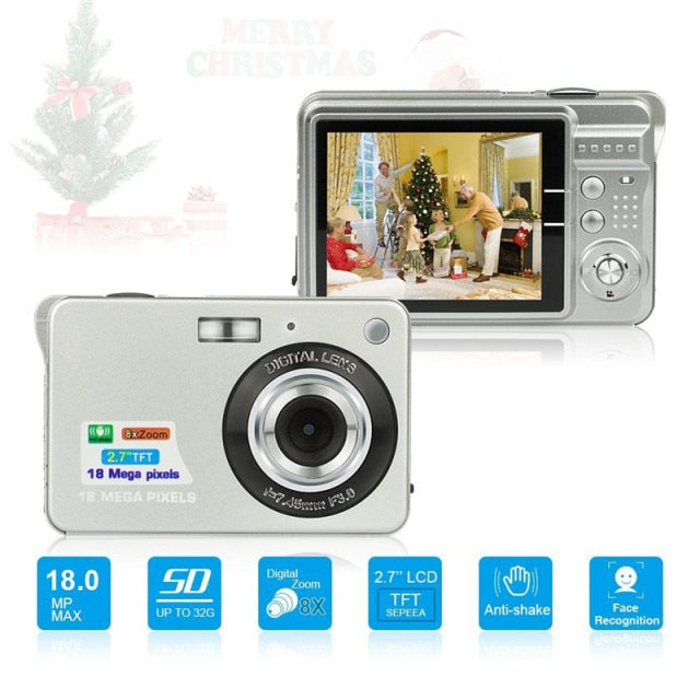 21 Mega Pixels 2.7" LCD Rechargeable HD Digital Camera