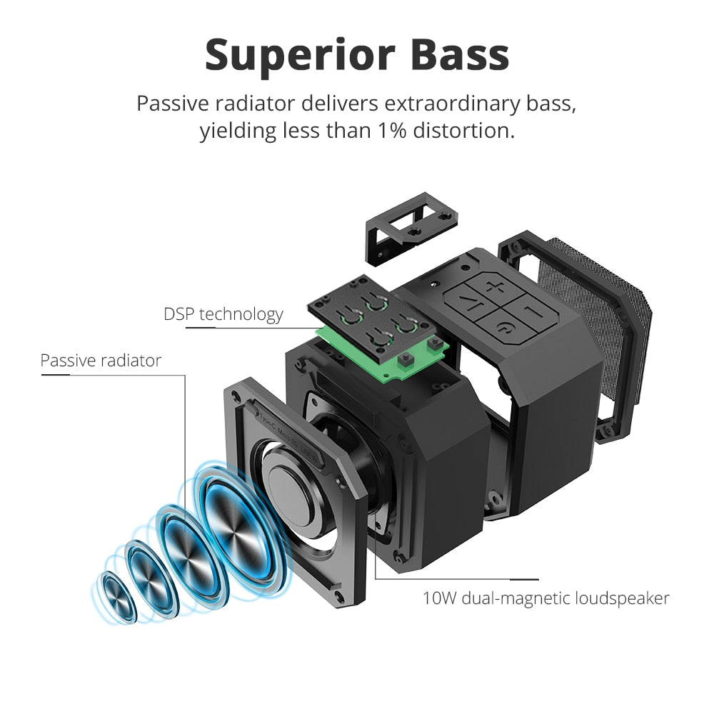 Portable Bluetooth Speaker with High Definition Sound Quality