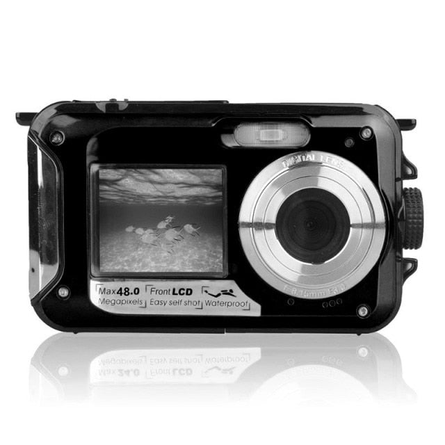 2.7inch 48MP Underwater Waterproof Digital Camera with Dual Screen