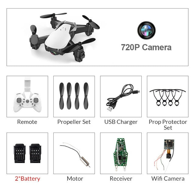 Eachine E61/E61hw Mini Foldable Drone With/Without HD Camera