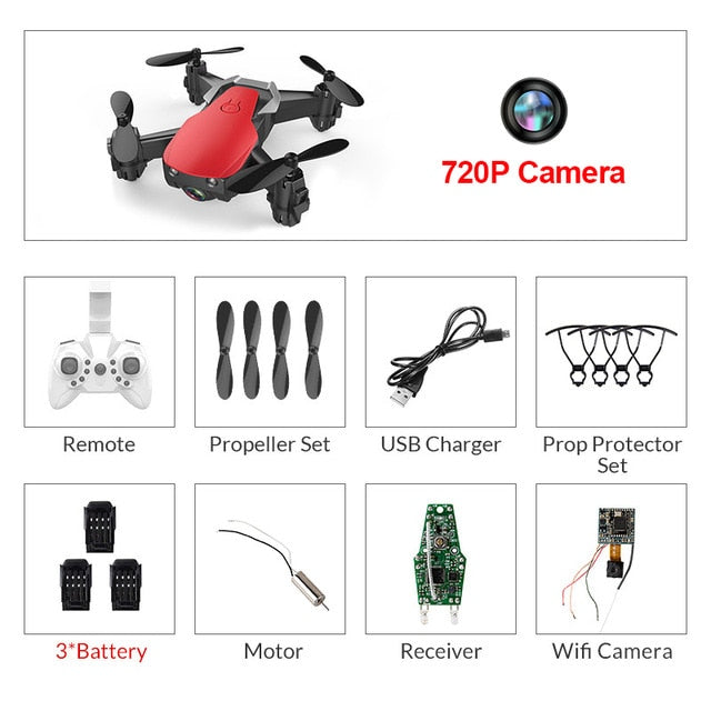 Eachine E61/E61hw Mini Foldable Drone With/Without HD Camera