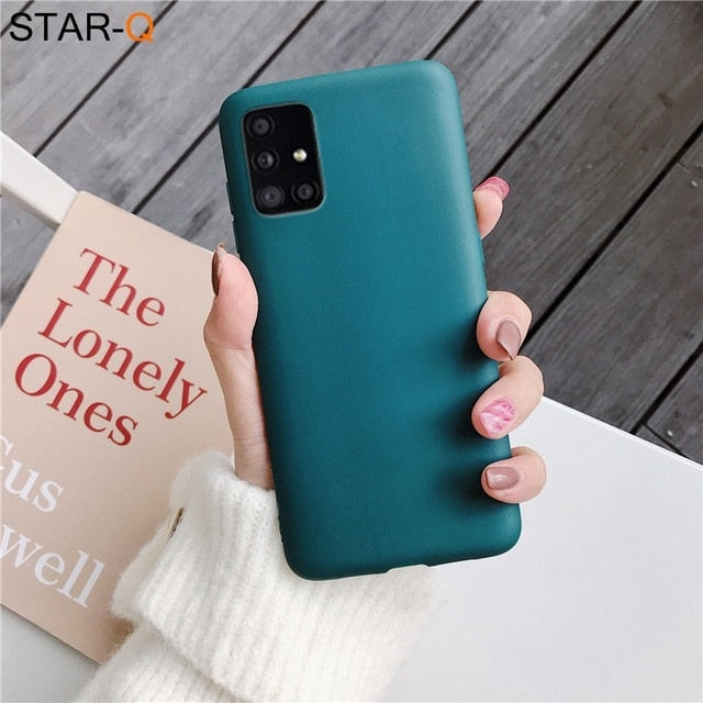 Candy Color Silicone Phone Case for Samsung (Multi Options Available)