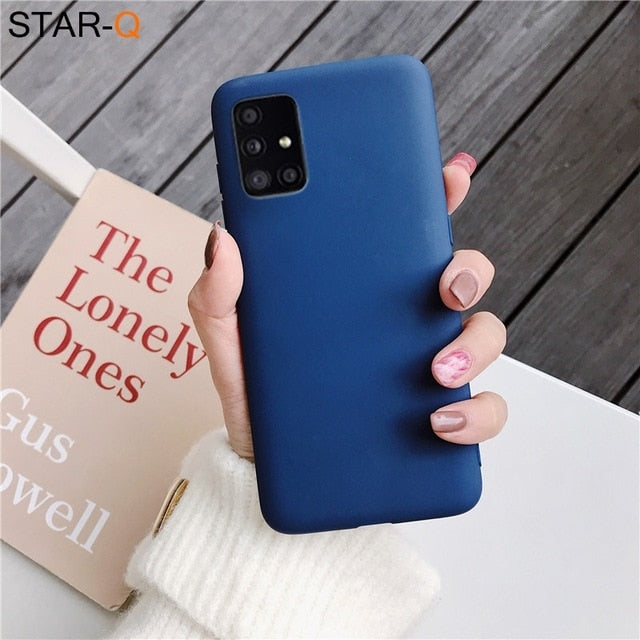 Candy Color Silicone Phone Case for Samsung (Multi Options Available)