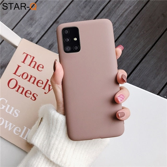 Candy Color Silicone Phone Case for Samsung (Multi Options Available)