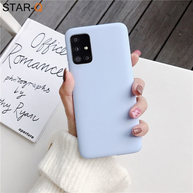 Candy Color Silicone Phone Case for Samsung (Multi Options Available)