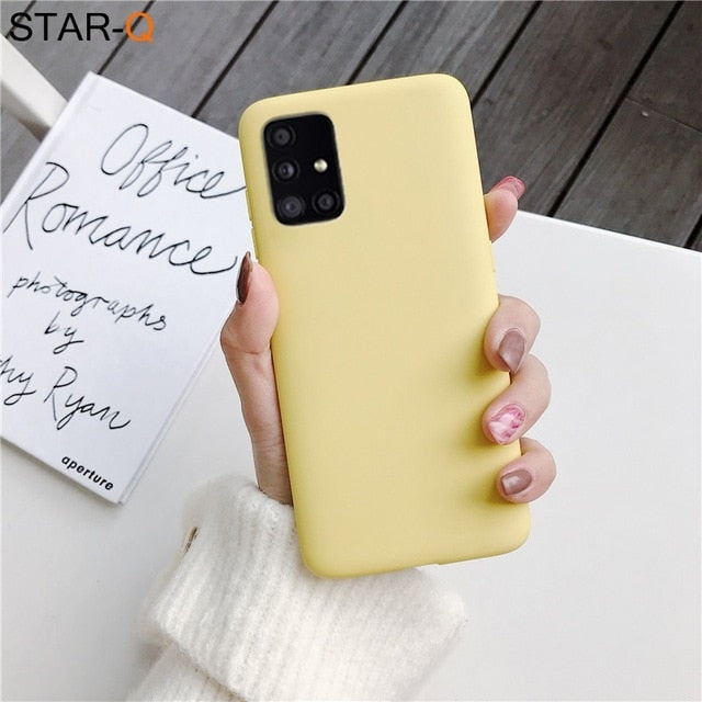 Candy Color Silicone Phone Case for Samsung (Multi Options Available)