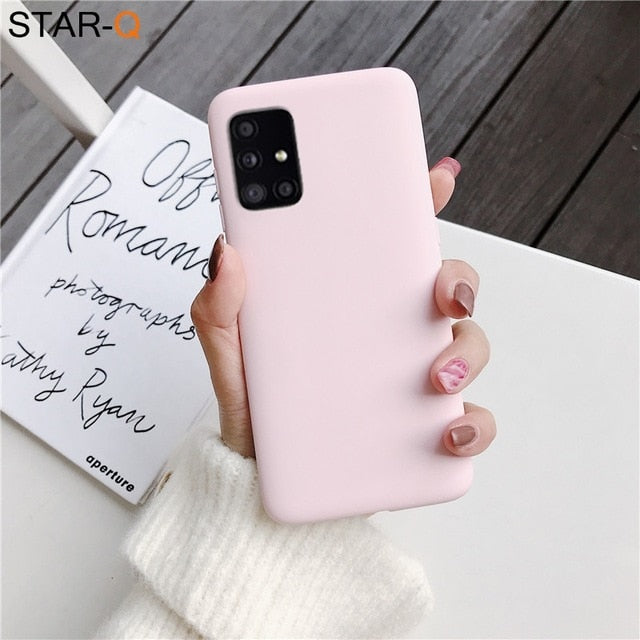 Candy Color Silicone Phone Case for Samsung (Multi Options Available)