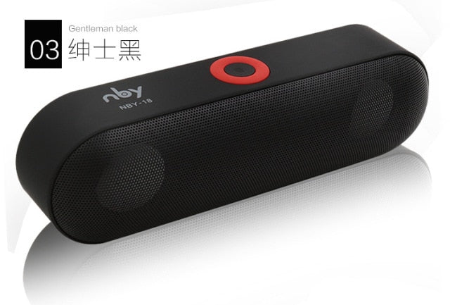 Portable Bluetooth Speaker with 3D Sound System